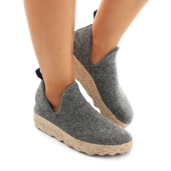 Asportuguesas wool SLIP-ON SHOES CITY CONCRETE - Picture 1 of 8